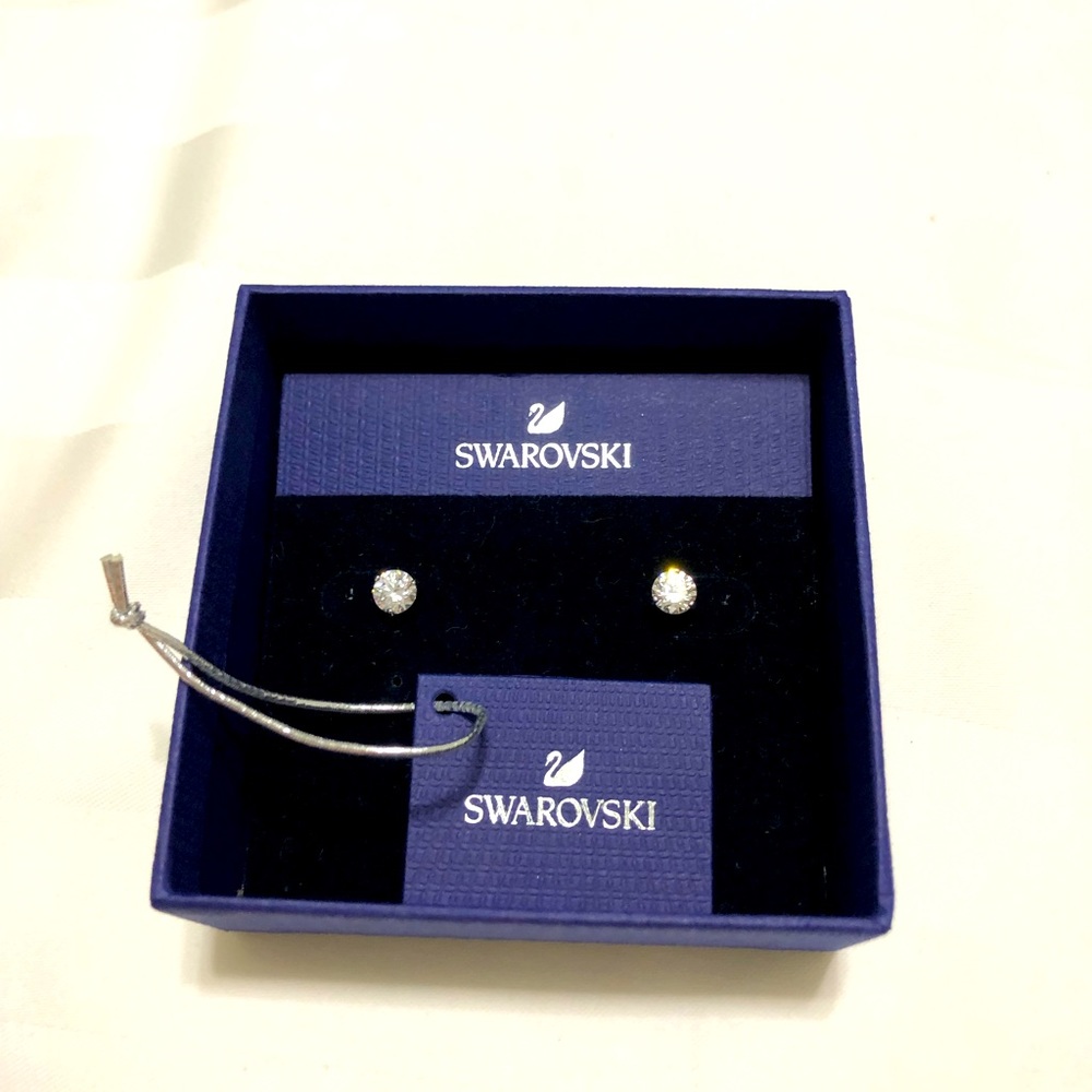 Swarovski Solitaire Stud Earrings